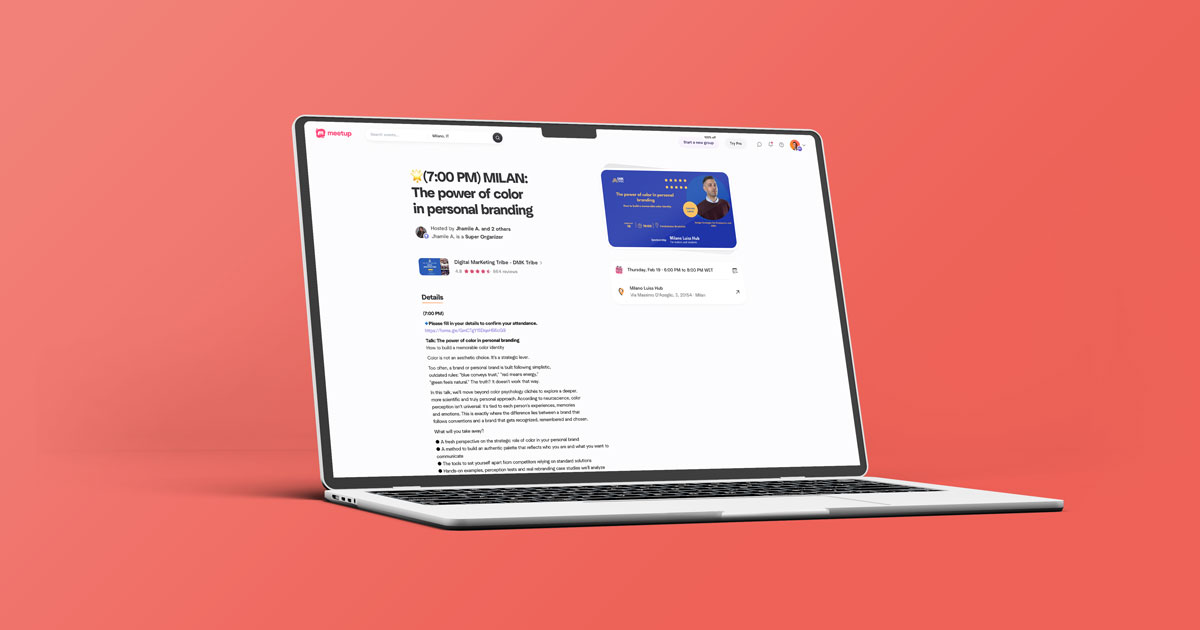 Talk sul colore nel personal branding | DMK Tribe Milano