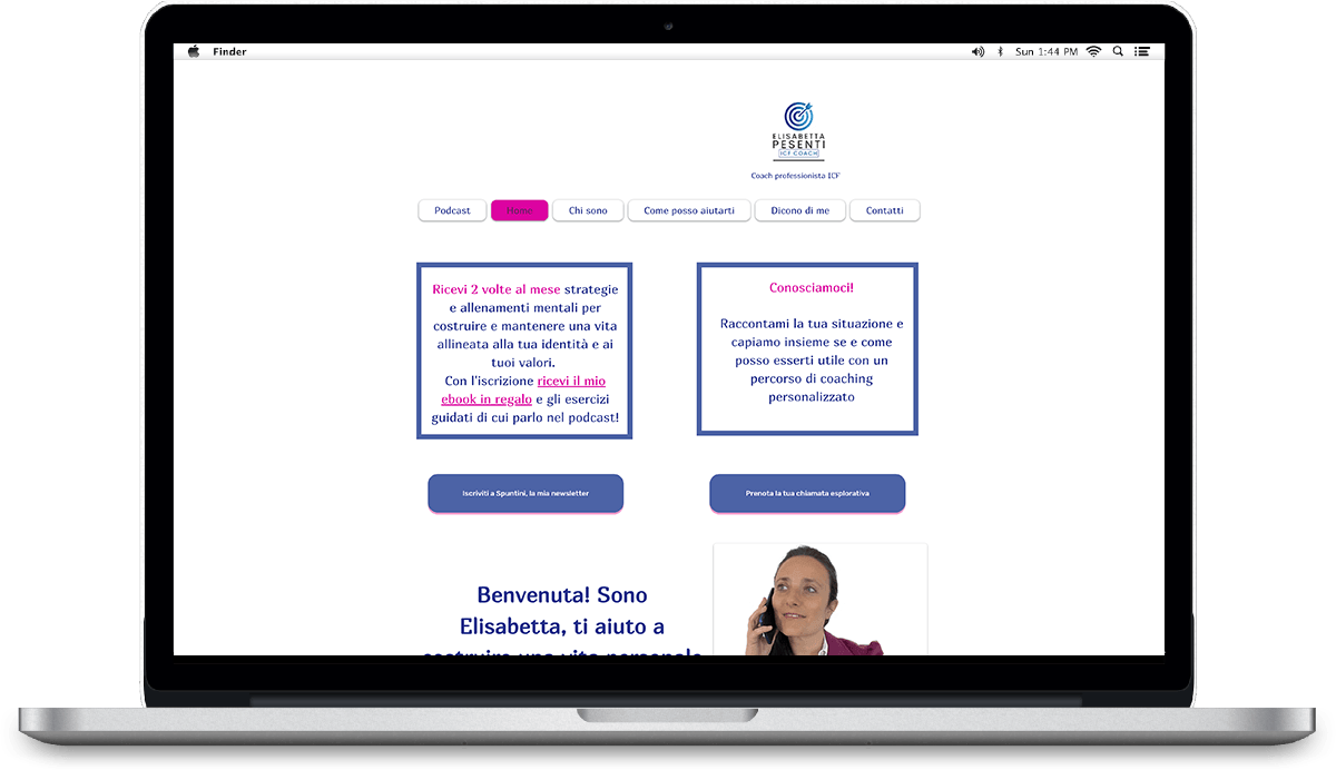 Elisabetta Pesenti 3 sito vecchio Elisabetta Pesenti mockup